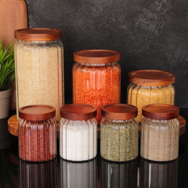 7Lİ MENNY TEZGAH ÜSTÜ KAVANOZ SET (073+074)