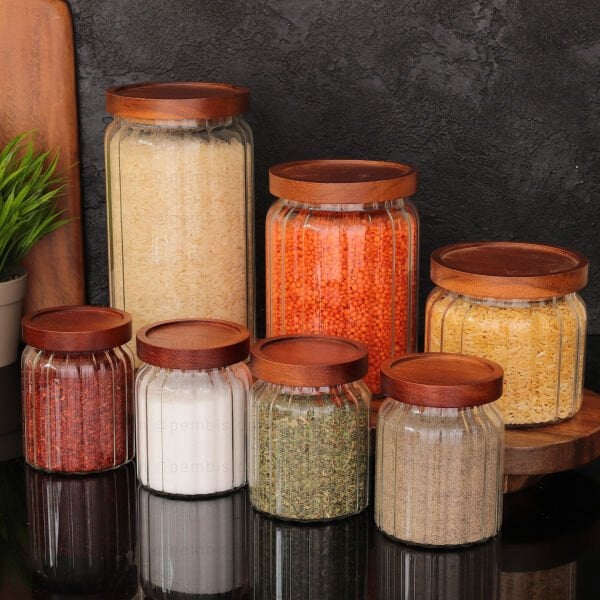 7Lİ MENNY TEZGAH ÜSTÜ KAVANOZ SET (073+074)