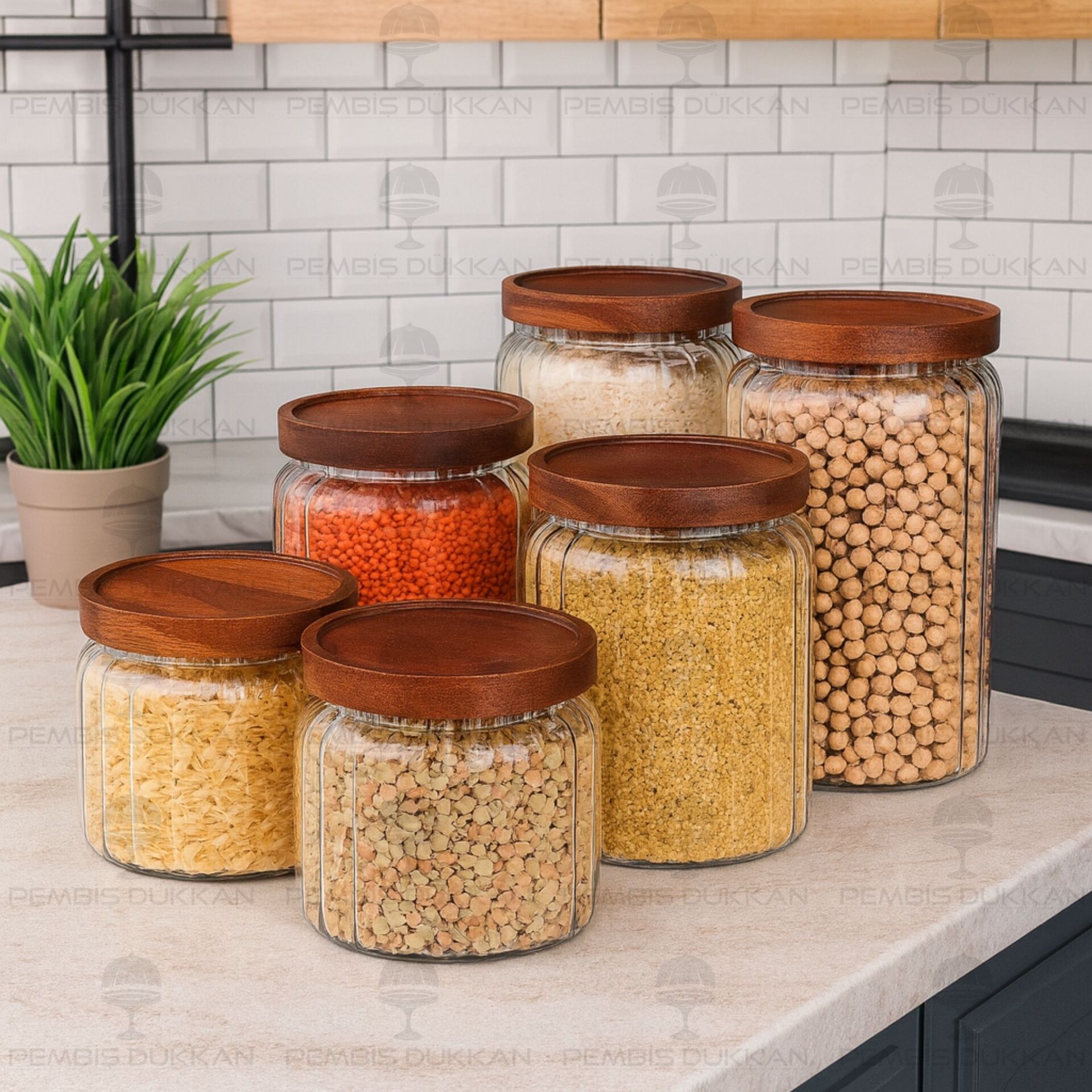 6lı Menny Erzak Kavanoz Set (073)