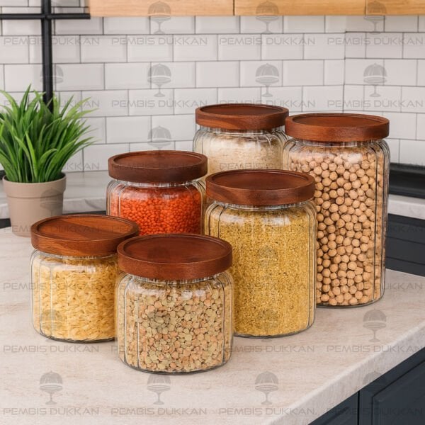 6'LI MENNY KAVANOZ KOMBİN SET