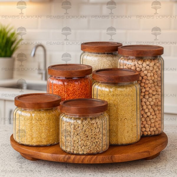 6'LI MENNY KAVANOZ KOMBİN SET
