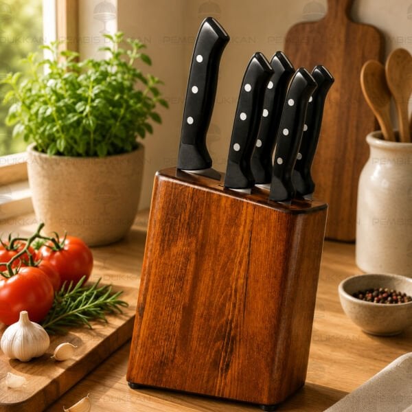 PİRGE PROFİ BLOKLU 5Lİ BIÇAK SET