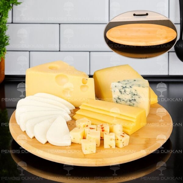 29CM BAMBU DÖNER PEYNİR TABAĞI(MN-947)