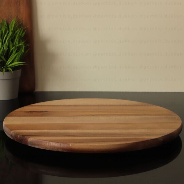 AKASYA 36CM ROTTO, DÖNER MEKANİZMALI PEYNİR TABAĞI (8B54)