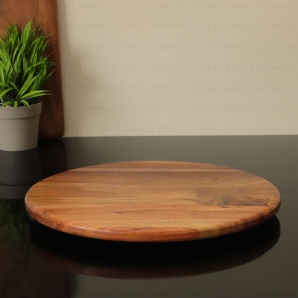 AKASYA 31CM ROTTO, DÖNER MEKANİZMALI PEYNİR TABAĞI (8B52)