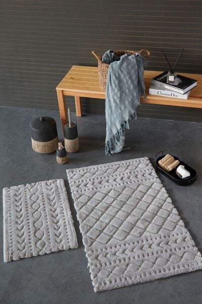 HCW AZTECH PASPAS SETİ GRİ / 40x60-60x100CM