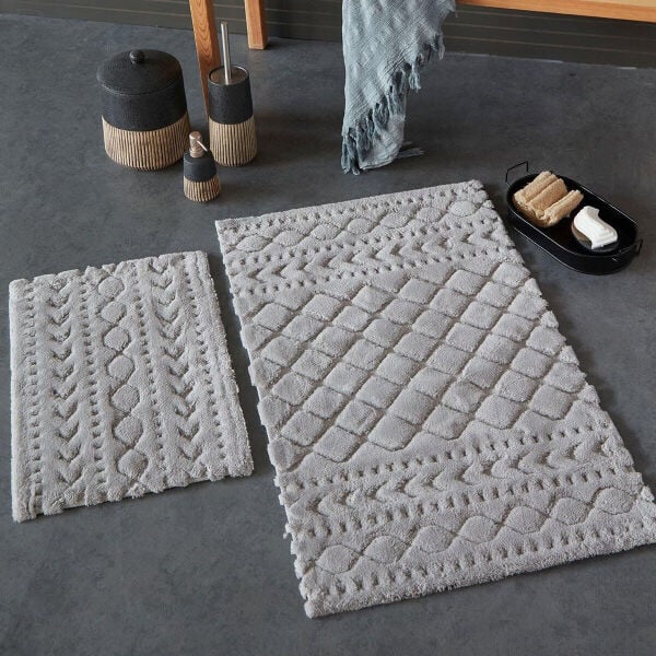 HCW AZTECH PASPAS SETİ GRİ / 40x60-60x100CM