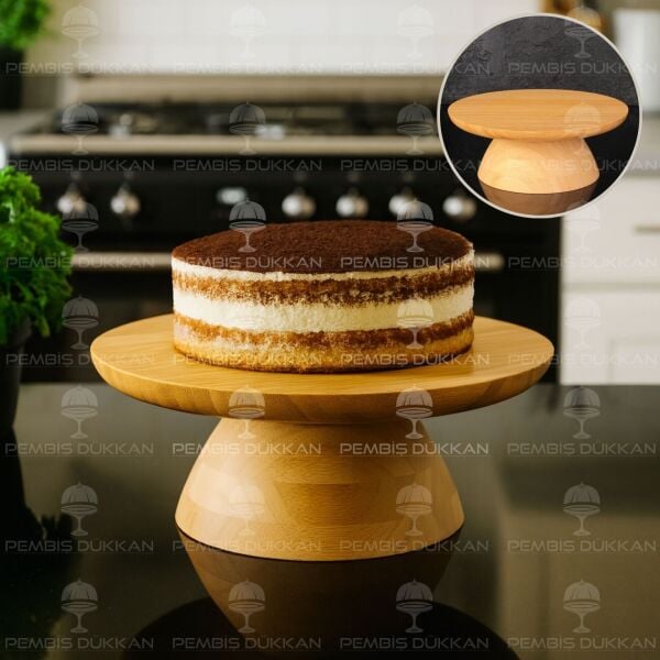 BAMBU AYAKLI PASTA STANDI (7B140)