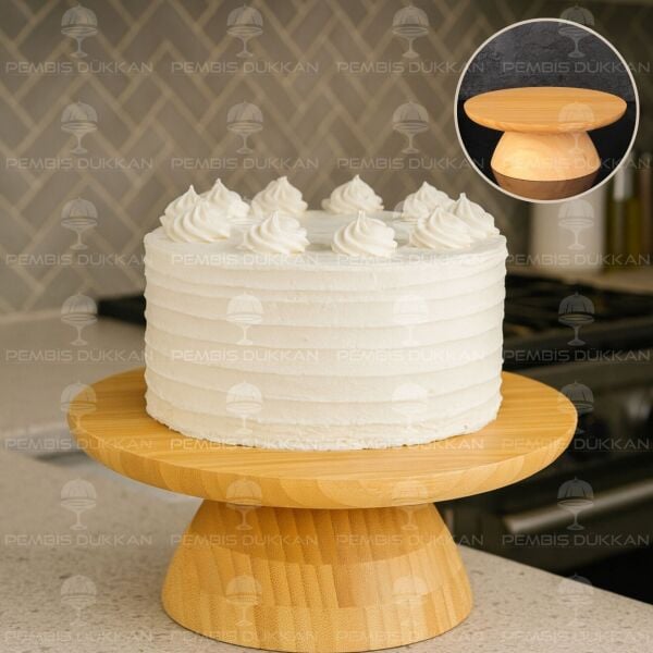 BAMBU AYAKLI PASTA STANDI (7B140)