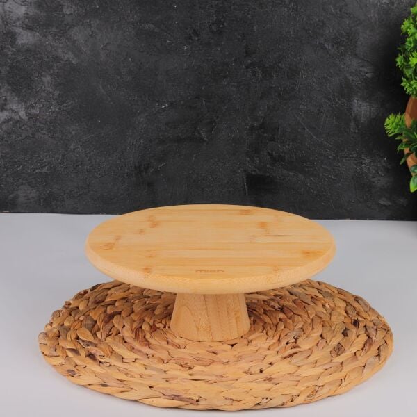 MN 25 CM BAMBU AYAKLI SUNUMLUK & PASTA STANDI (959)