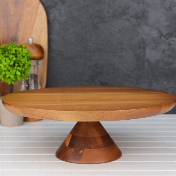 AKASYA 28CM ZENN AYAKLI SUNUM & KEK, PASTA STANDI (7B138)