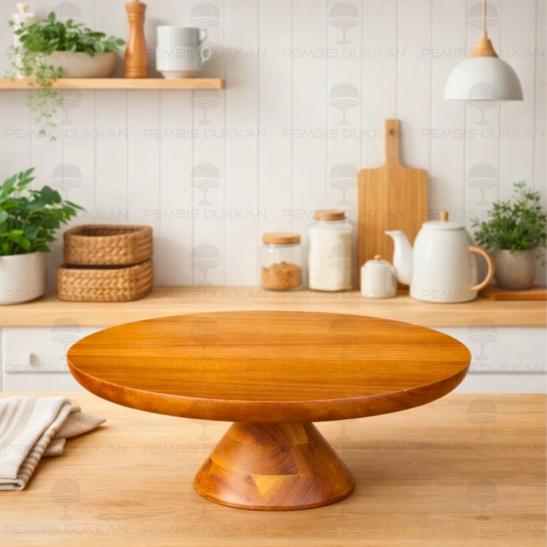 AKASYA 28CM ZENN AYAKLI SUNUM & KEK, PASTA STANDI (7B138)