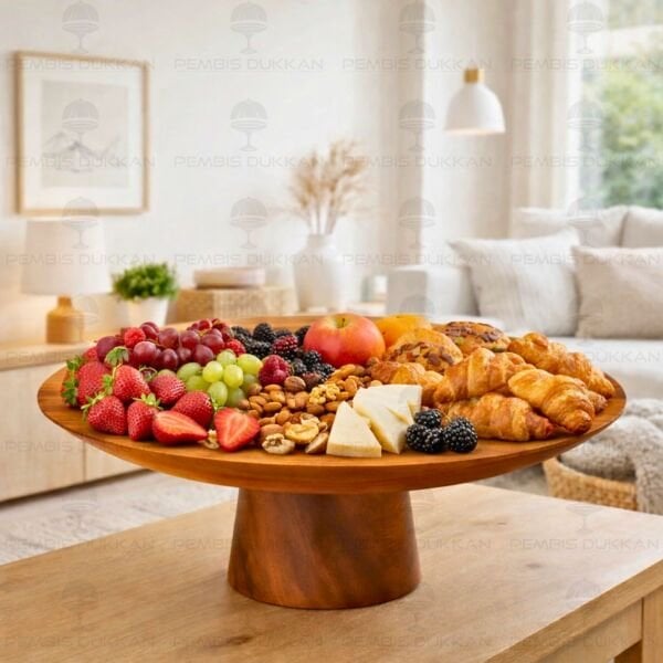 FİLİPİN AKASYASI 33CM AYAKLI SUNUM & KEK, PASTA STANDI (AKS107)