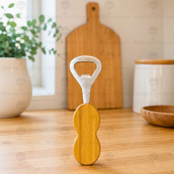 Bambu Saplı Şişe Kapak Açacağı (7B263)
