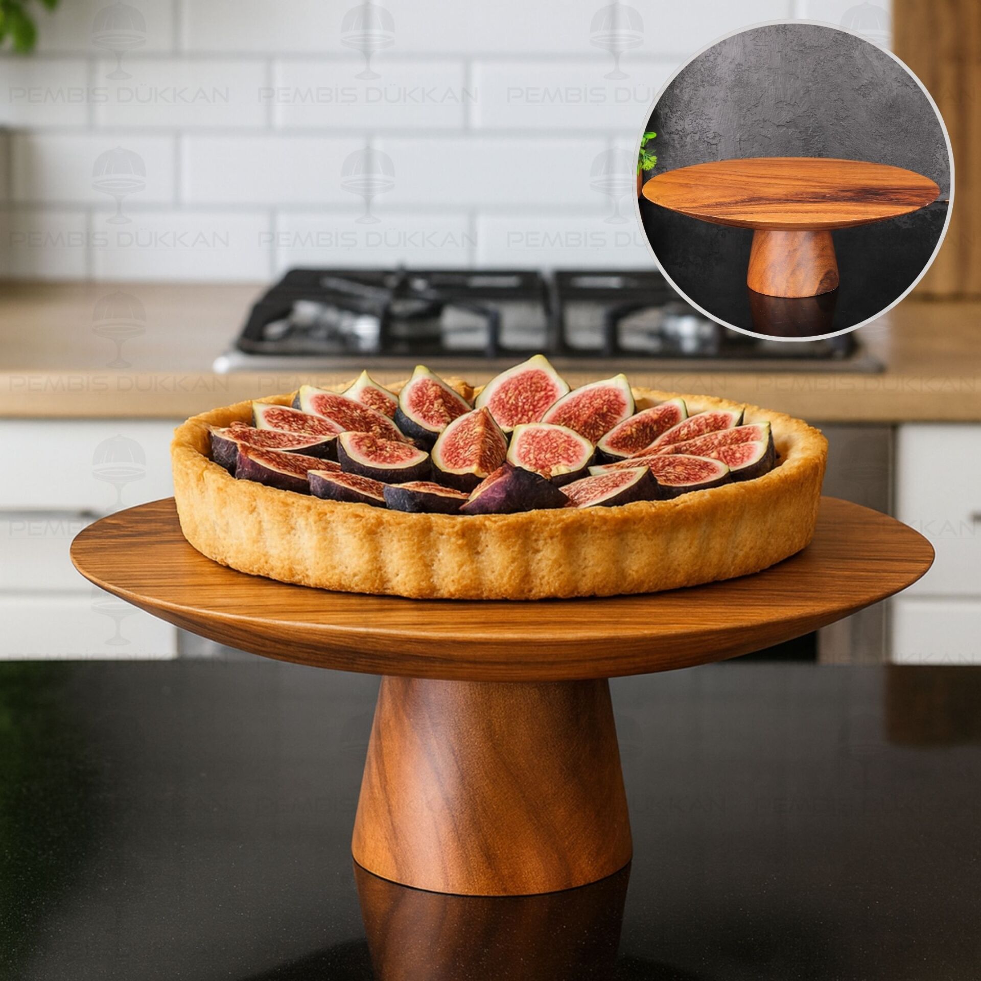 FİLİPİN AKASYASI 33CM AYAKLI SUNUM & KEK, PASTA STANDI (AKS107)