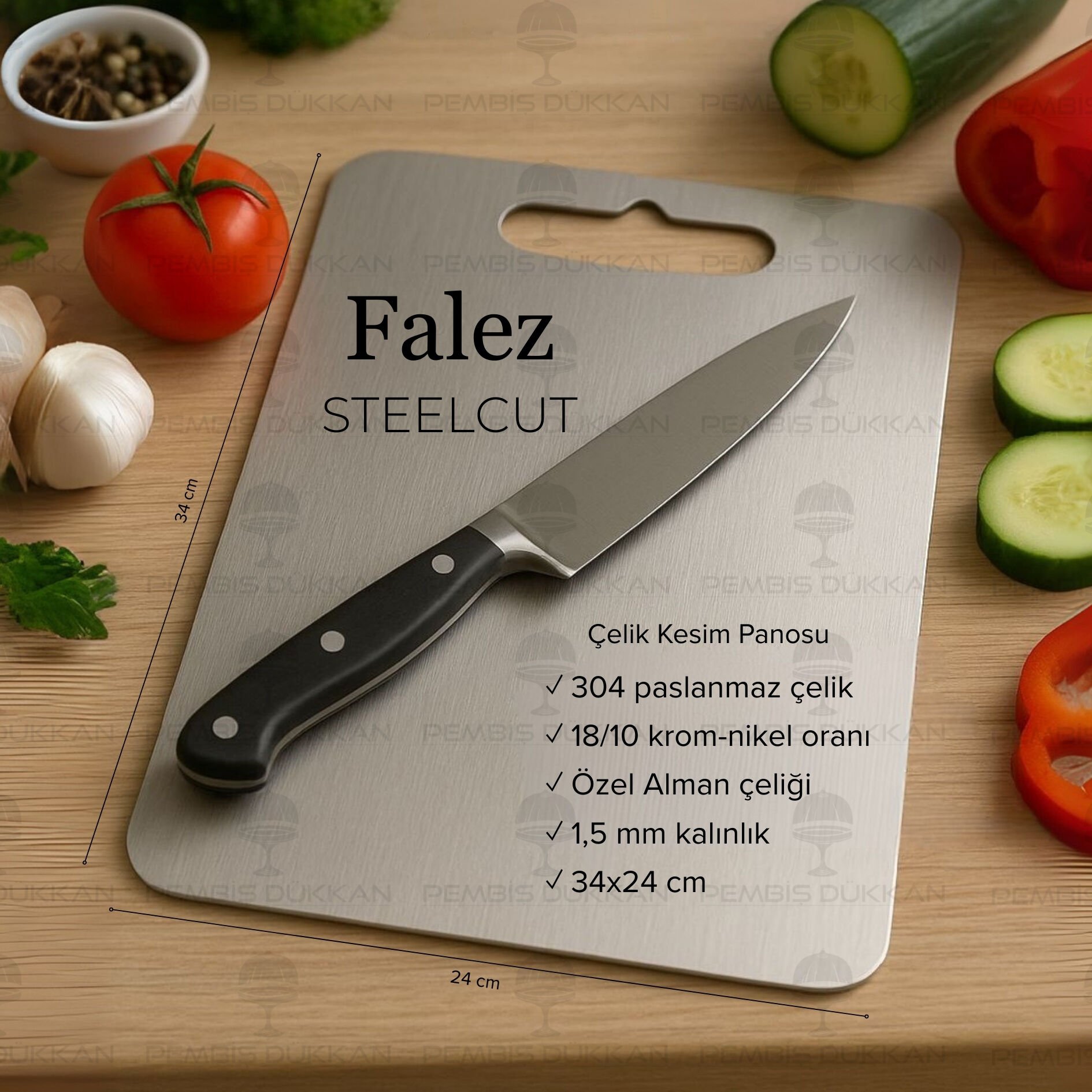 FALEZ ÇELİK KESİM PANOSU