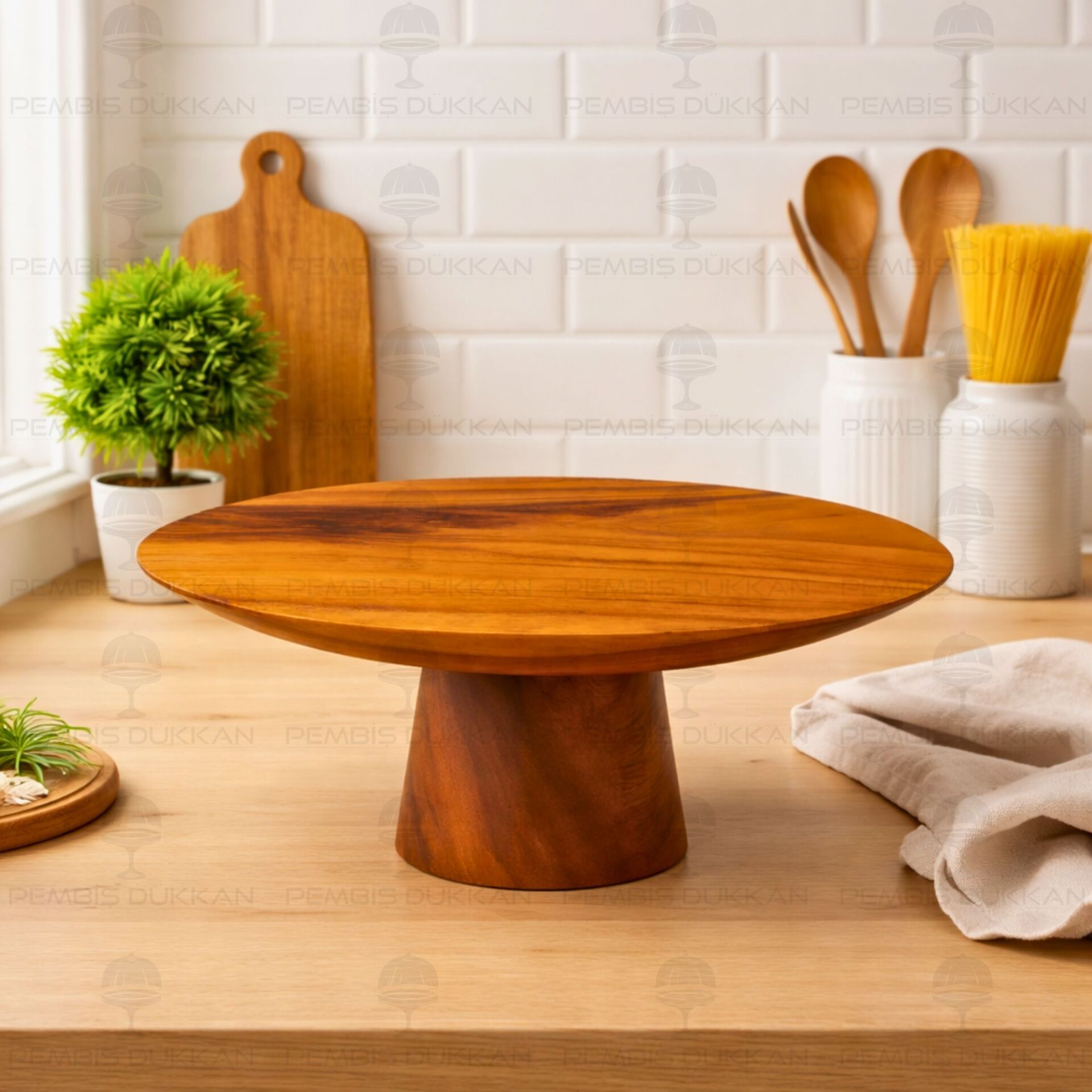 FİLİPİN AKASYASI 25CM AYAKLI SUNUM & KEK, PASTA STANDI (AKS106)