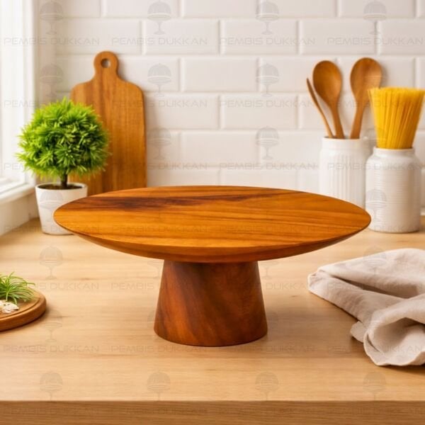 FİLİPİN AKASYASI 25CM AYAKLI SUNUM & KEK, PASTA STANDI (AKS106)