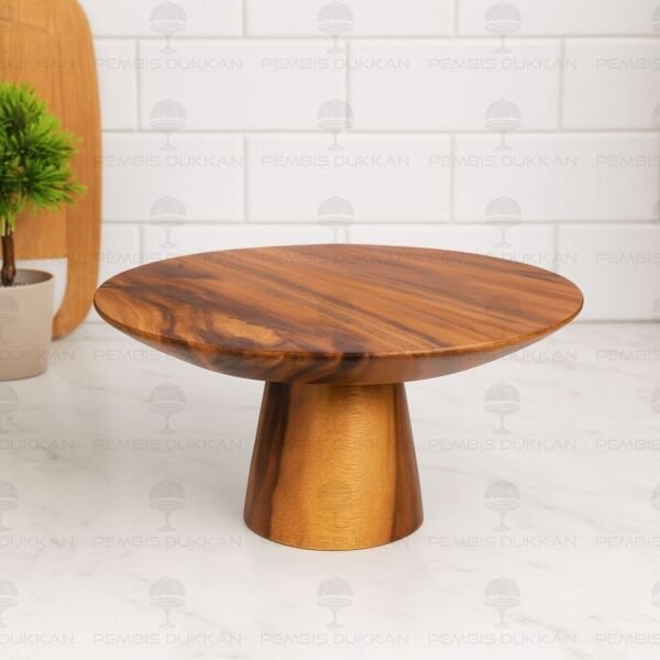 FİLİPİN AKASYASI 25CM AYAKLI SUNUM & KEK, PASTA STANDI (AKS106)