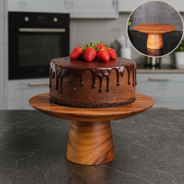 FİLİPİN AKASYASI 25CM AYAKLI SUNUM & KEK, PASTA STANDI (AKS106)