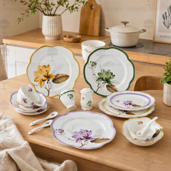 6 Kişilik 42 Parça Kahvaltı Takımı (Smc-038)