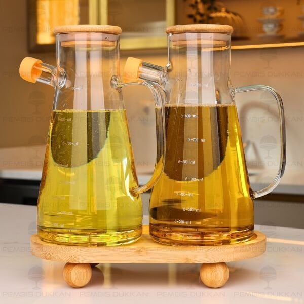 BAMBU ALTLIKLI, 2Lİ SERENİT BAMBU YAĞDANLIK SET (1113 + 1094)