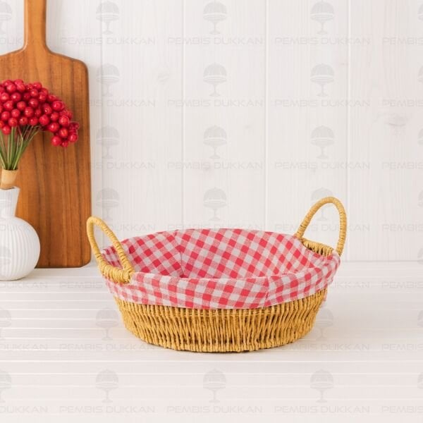 YUVARLAK RATTAN BEZLİ EKMEKLİK (9T10)
