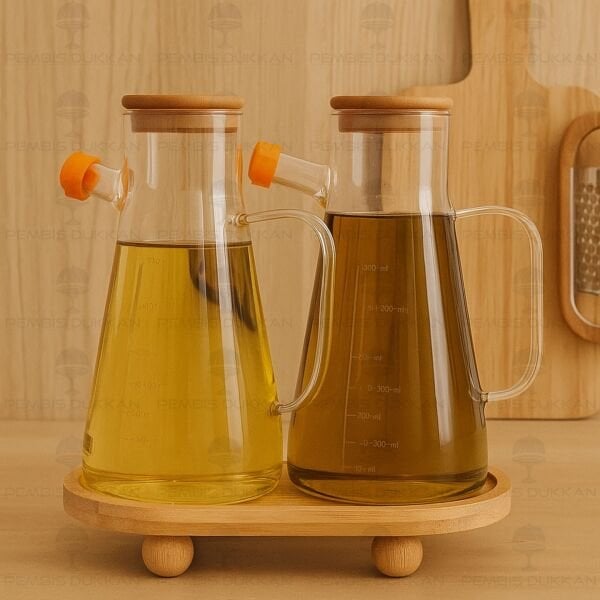 BAMBU ALTLIKLI, 2Lİ SERENİT BAMBU YAĞDANLIK SET (1113 + 1094)