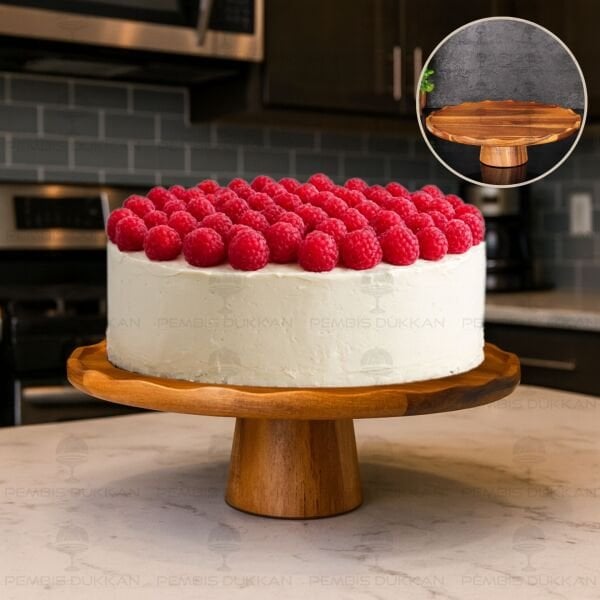 AKASYA 30CM MERY AYAKLI SUNUM & KEK, PASTA STANDI (7B142)