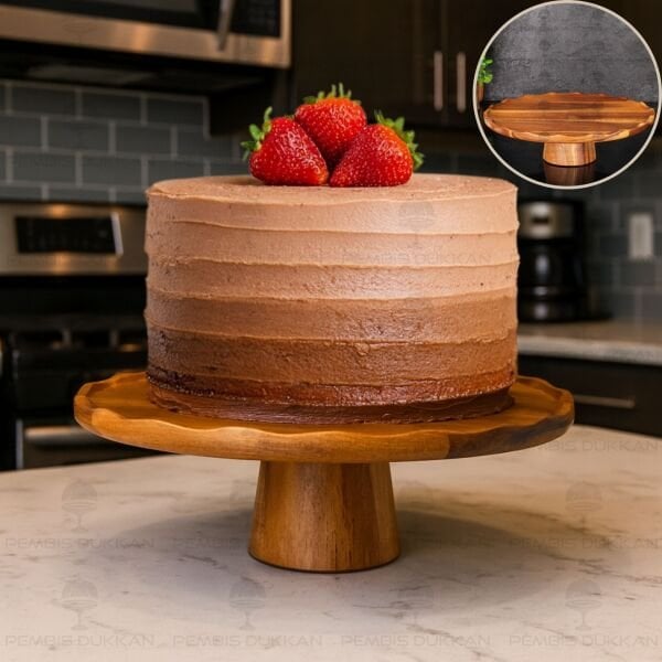 AKASYA 30CM MERY AYAKLI SUNUM & KEK, PASTA STANDI (7B142)