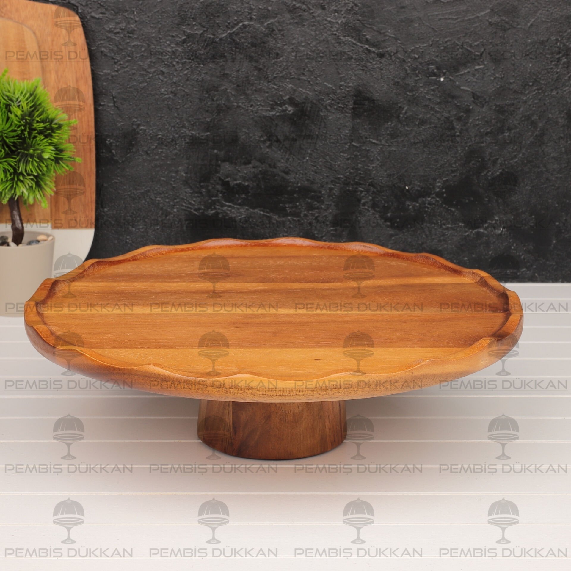 AKASYA 30CM MERY AYAKLI SUNUM & KEK, PASTA STANDI (7B142)