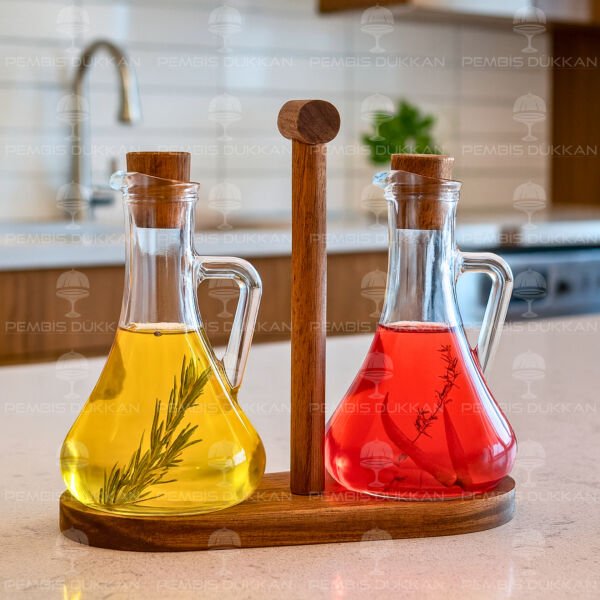 2Lİ AKASYA STANDLI 250ML YAĞLIK&SİRKELİK SET(867005S)