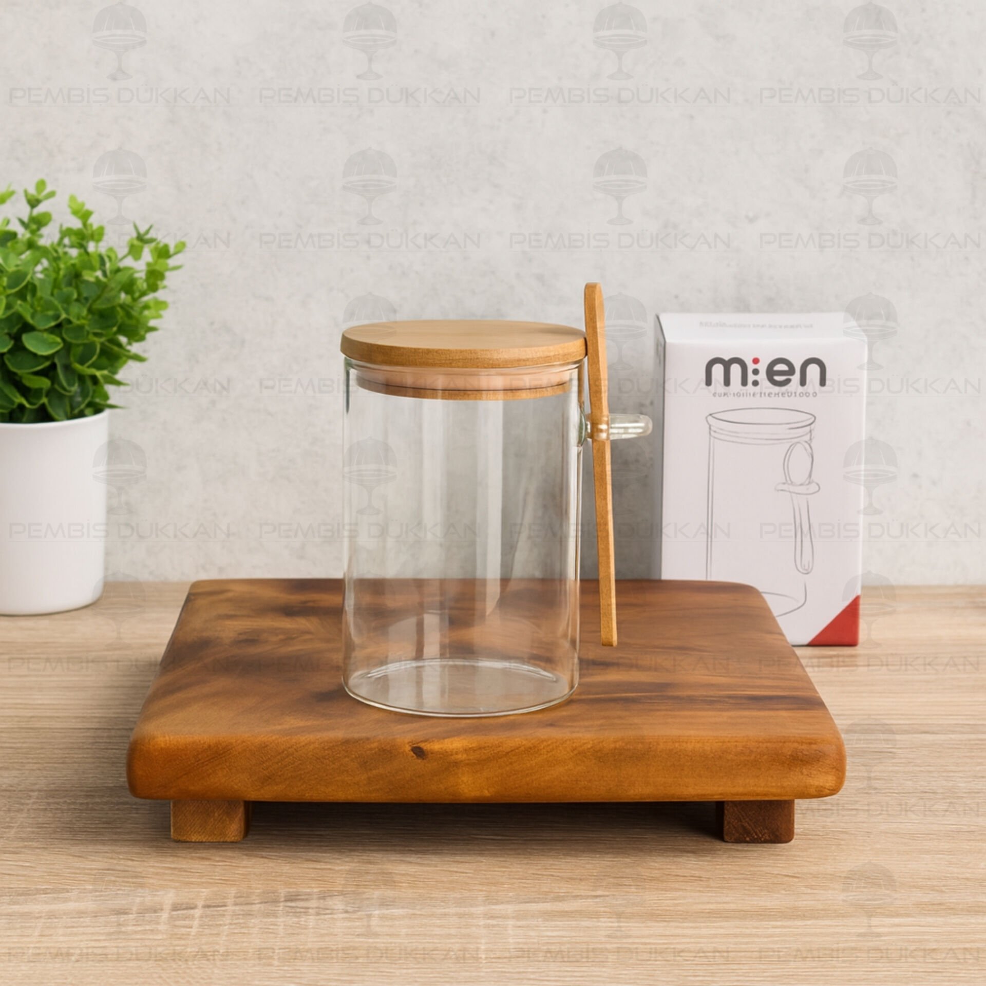 550 ML YUVARLAK KAŞIKLI BAHARATLIK & TUZ KABI (1347)