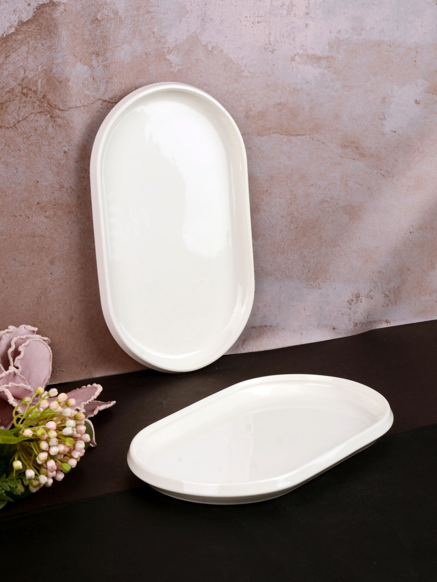 Lunora 2li 27 cm Oval Kayık Tabağı P-MTF-900427