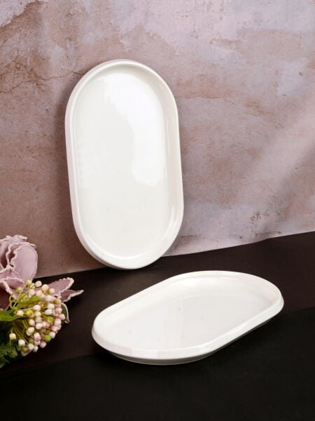 Lunora 2'lı 27 Cm Oval Kayık Tabağı (P/Mtf-900427)