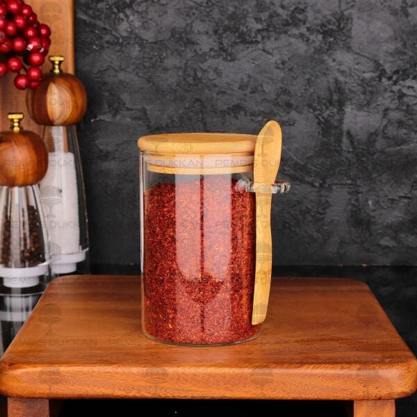 480 ML YUVARLAK KAŞIKLI BAHARATLIK & TUZ KABI (0110)