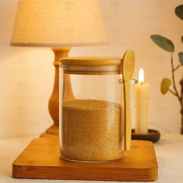 480 ML YUVARLAK KAŞIKLI BAHARATLIK & TUZ KABI (0110)