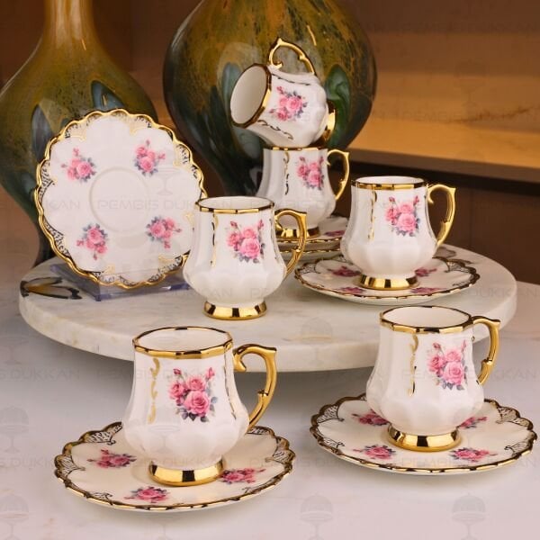 GENTLE 6 KİŞİLİK KAHVE FİNCAN TAKIMI