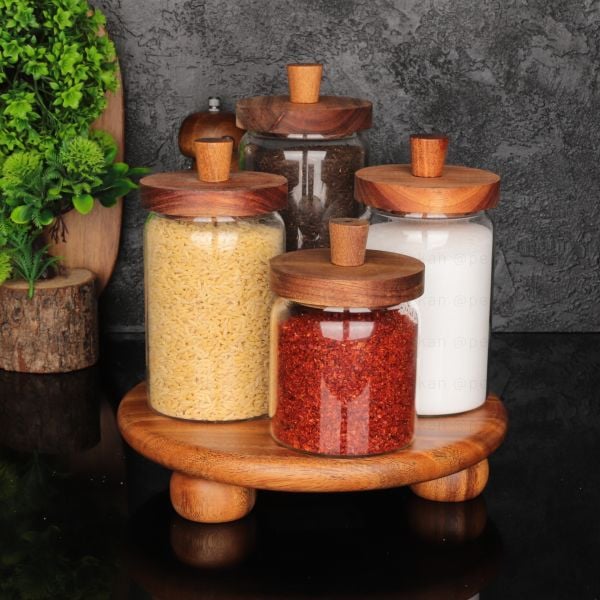 AKASYA KAPAKLI KAVANOZ KOMBİN SET NO5