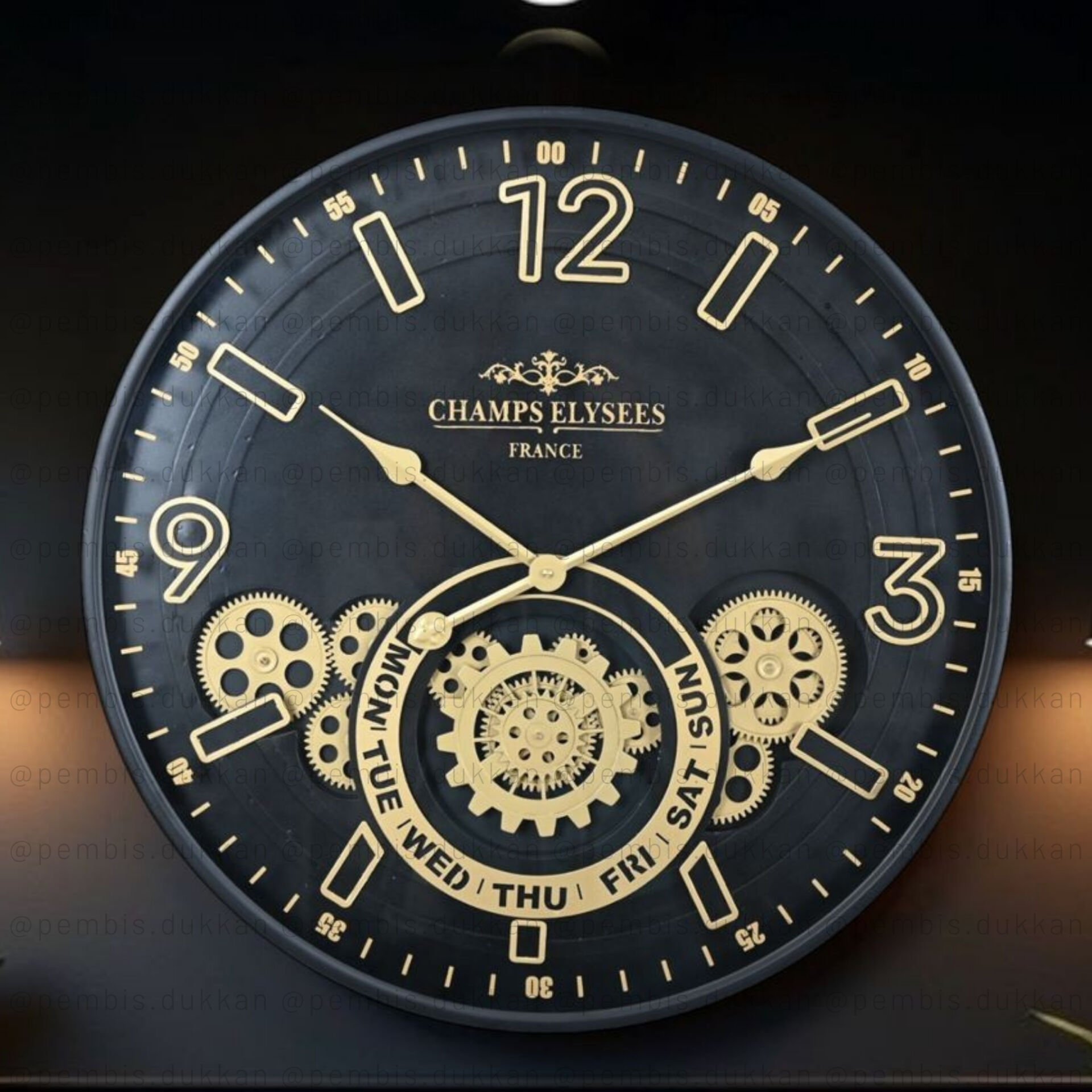 ÇARKLI DUVAR SAATİ 59 CM (4401)