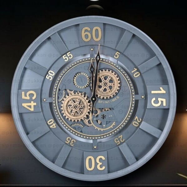 ÇARKLI DUVAR SAATİ 59 CM (4402)