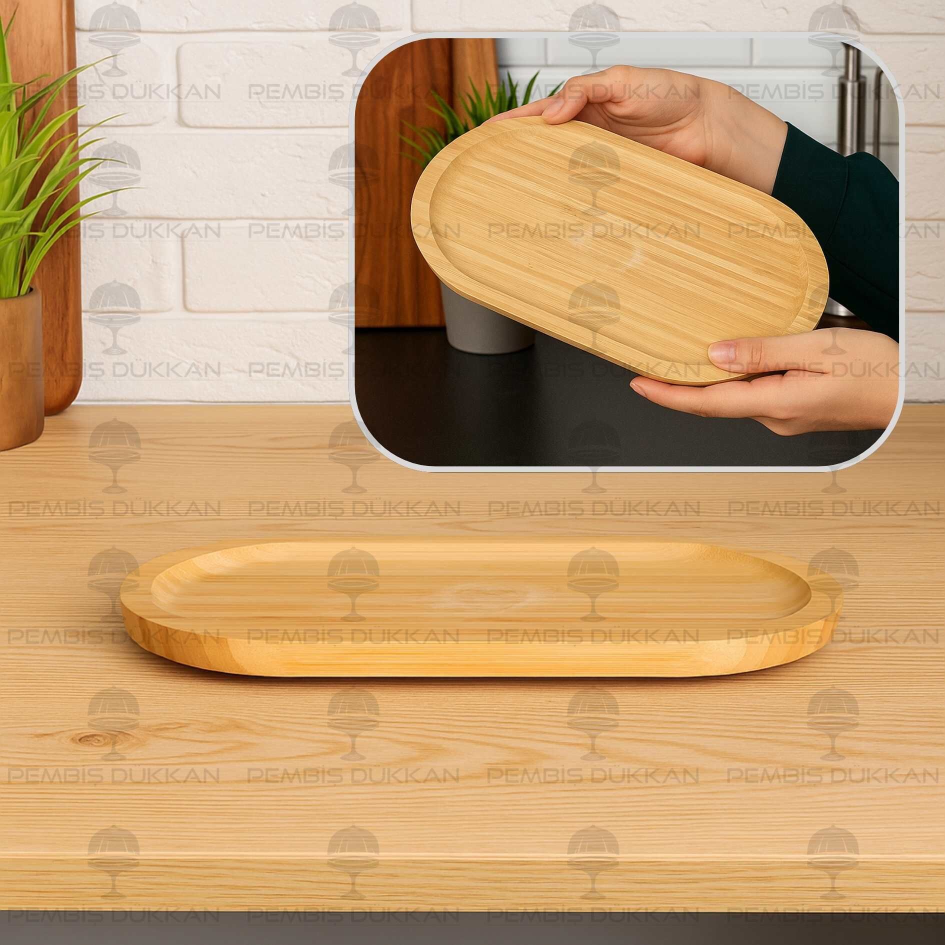 BAMBU OVAL YAĞDANLIK ALTLIĞI (THN75652)