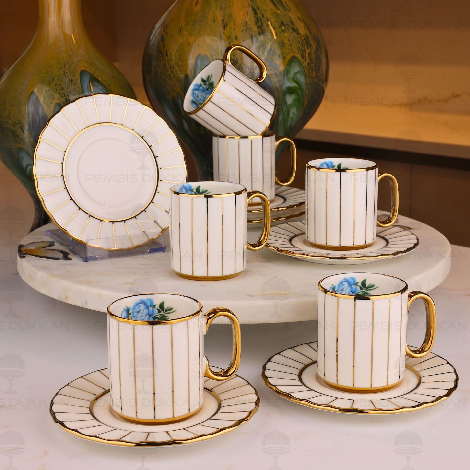 STROKE 6 KİŞİLİK KAHVE FİNCAN TAKIMI