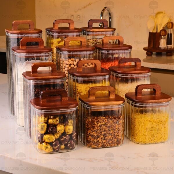 12Lİ EMİLLA ERZAK KAVANOZ SET (BOR089-090-091-092)