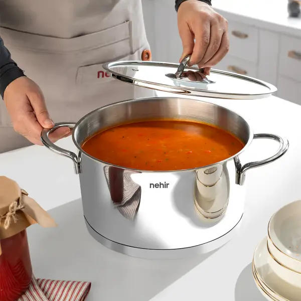 SILVER TREND ÇELİK 22CM DERİN TENCERE