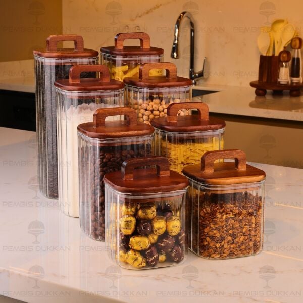 8Lİ EMİLLA ERZAK KAVANOZ SET (BOR089-090-091-092)