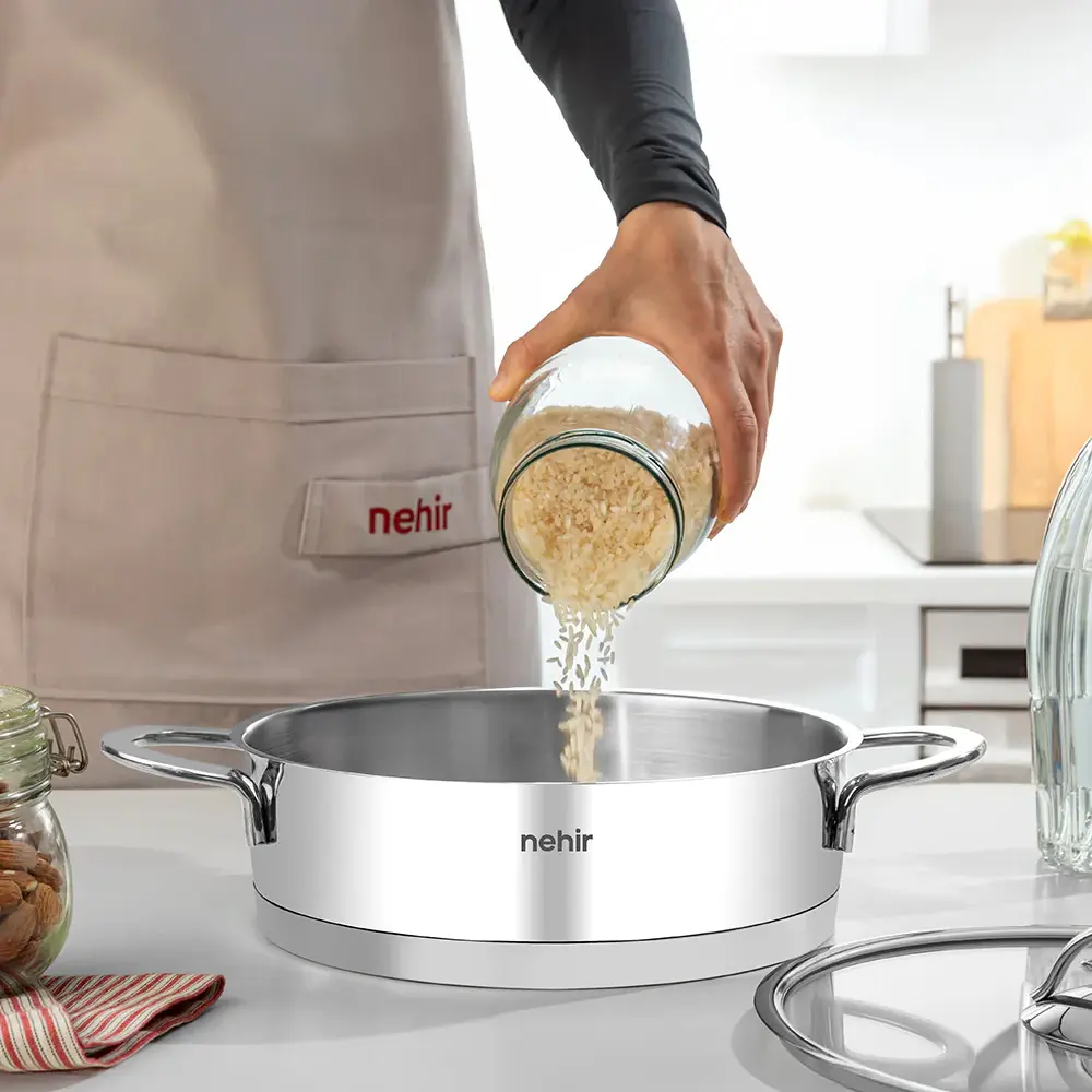 SILVER TREND ÇELİK 24CM BASIK TENCERE