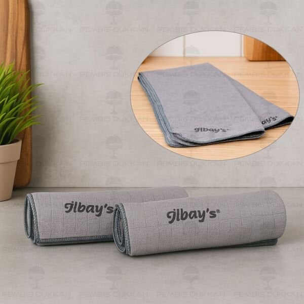 İLBAYS 5Lİ MİKROFİBER BEZ (MAVİ-GRİ-ANTRASİT)