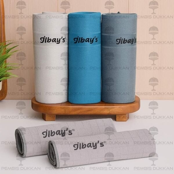 İLBAYS 5Lİ MİKROFİBER BEZ (MAVİ-GRİ-ANTRASİT)