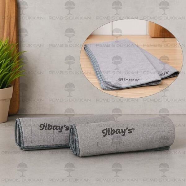 İLBAYS 5Lİ MİKROFİBER BEZ (TURUNCU-GRİ-ANTRASİT)